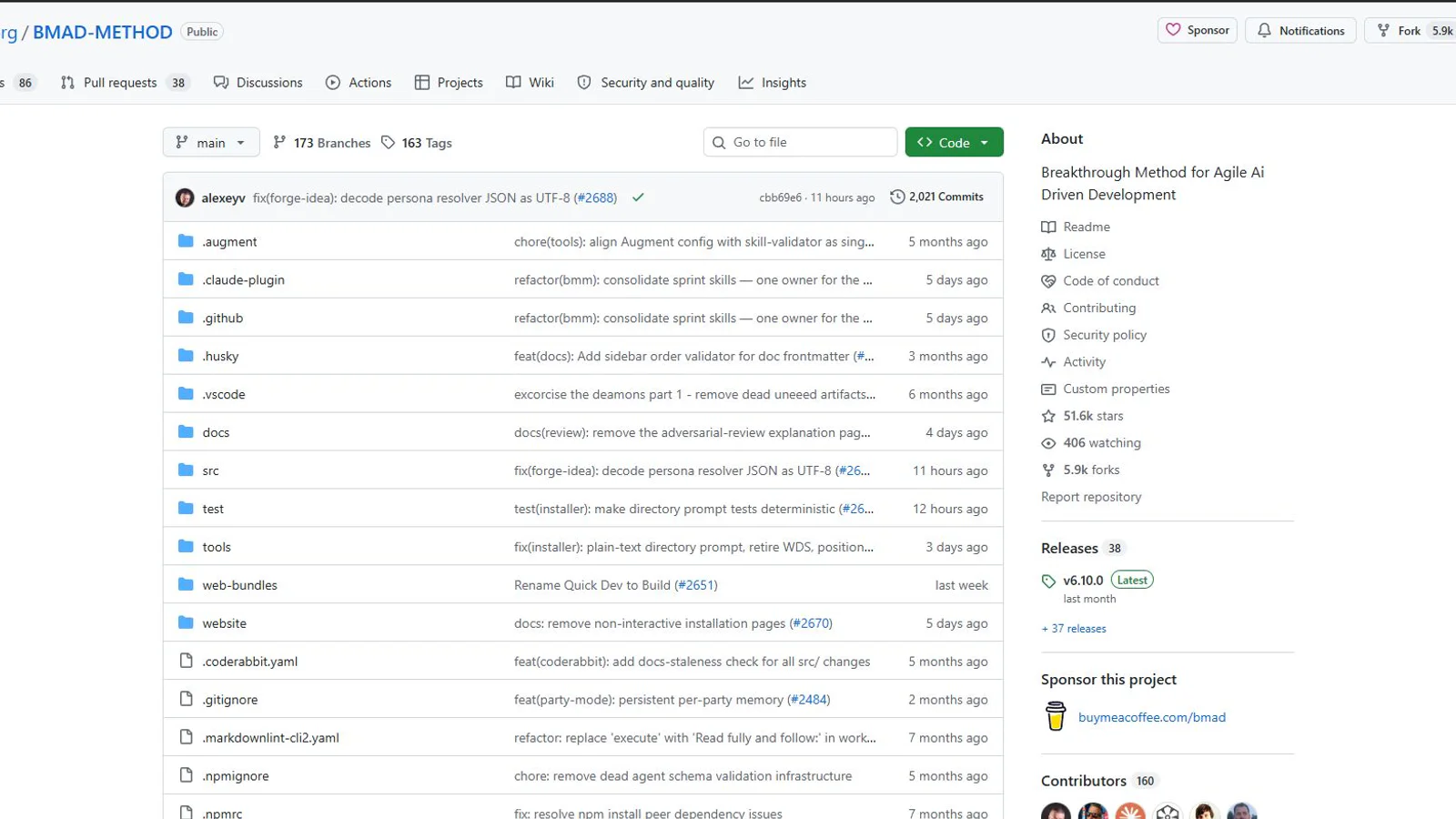 Repositorio oficial de BMAD Method