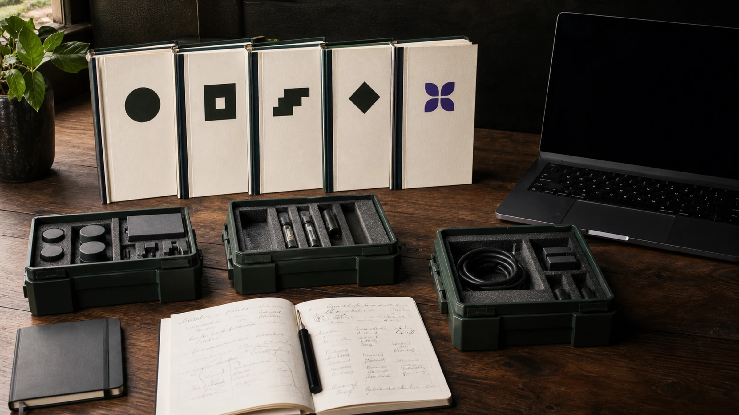 Un editor compara varias instrucciones para agentes de IA sobre una mesa